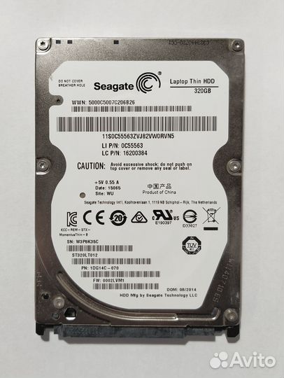 Жесткий диск HDD 320Gb 2.5