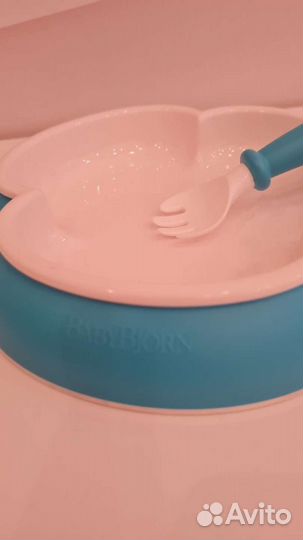 BabyBjorn набор посуды (тарелка, кружка, вилка)