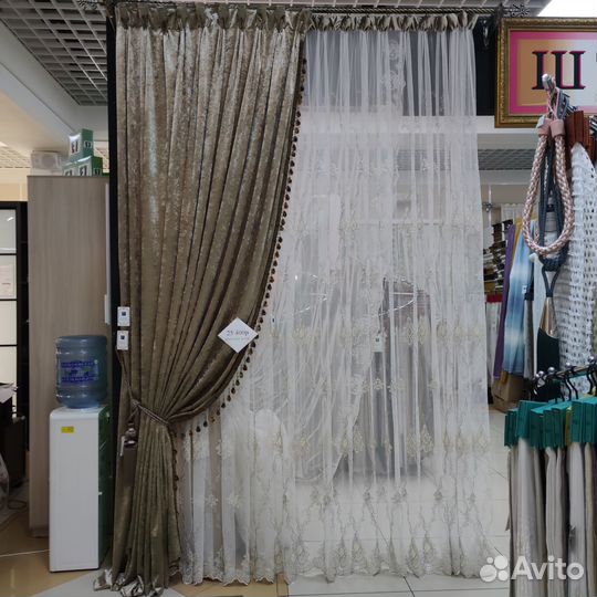 Готовые шторы и тюли готовые