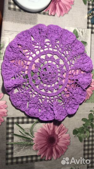 Салфетки вязаные крючком