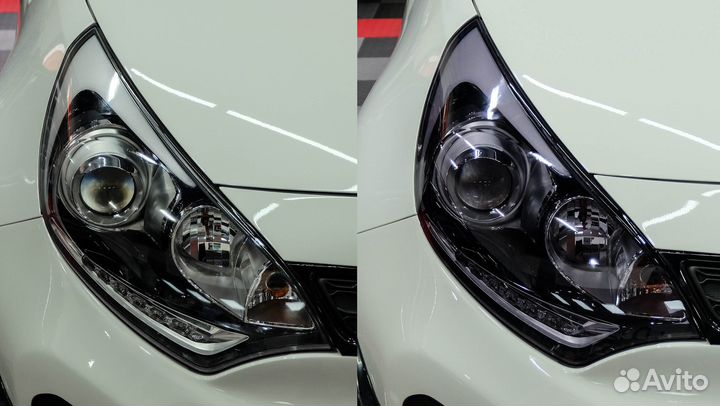 Гибридная тонировка для фар