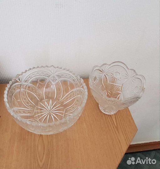 Ваза хрустальная конфетница