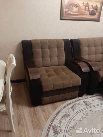 Большой угловой диван раскладной бу