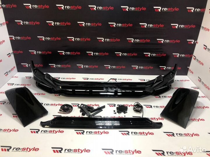 Обвес Toyota Land Cruiser Prado 150 с18 TRD Черный