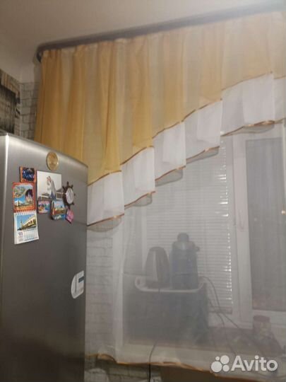 Шторы+тюль кухонные