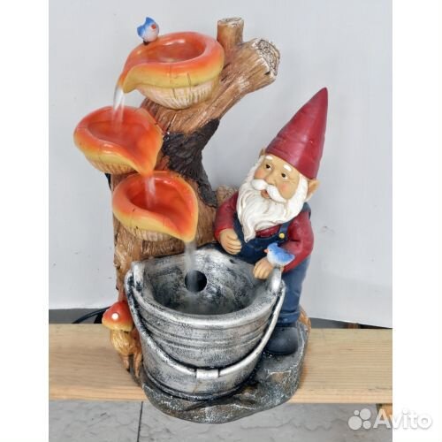 Настольный фонтан Гном Лесник