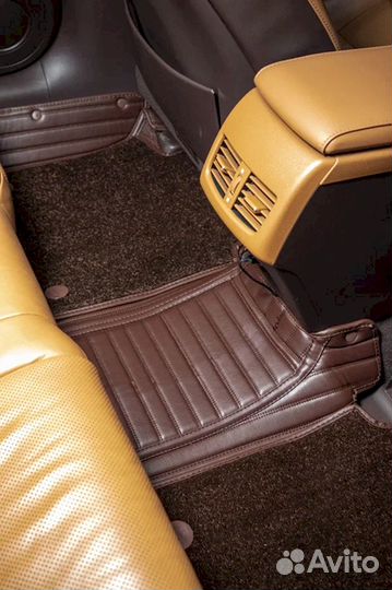 3D коврики из экокожи Land Cruiser Prado