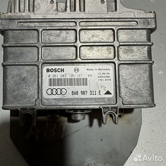 Блок управления двигателем Audi 80 B4 2.0 ABT