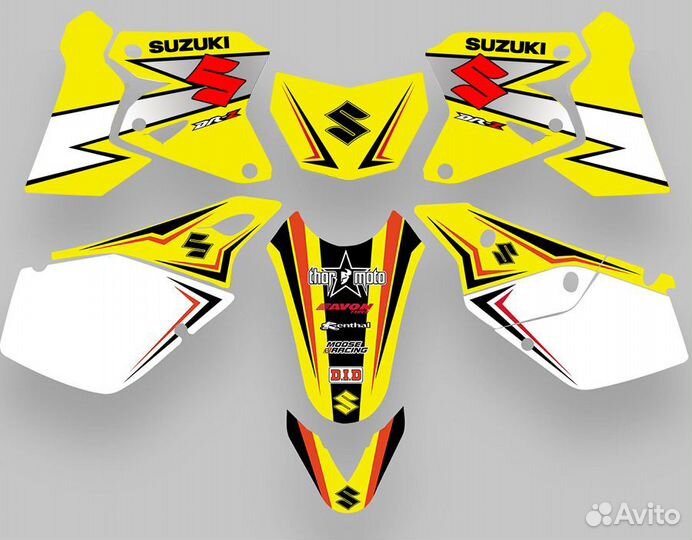 Наклейки Графика на Мотоциклы KTM DRZ yamaha honda
