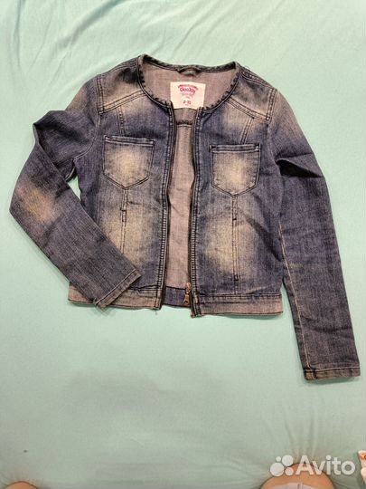 Джинсовая куртка для девочки