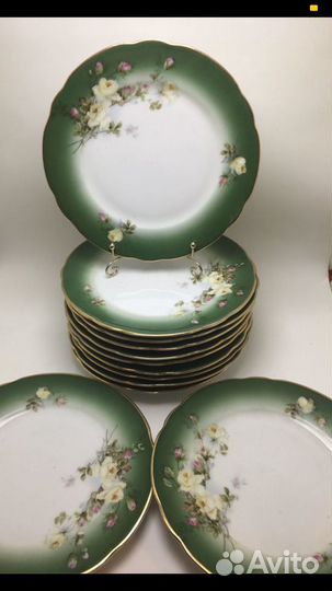 Антикварный набор тарелок Гарднер