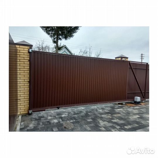 Ворота Откатные под Ключ