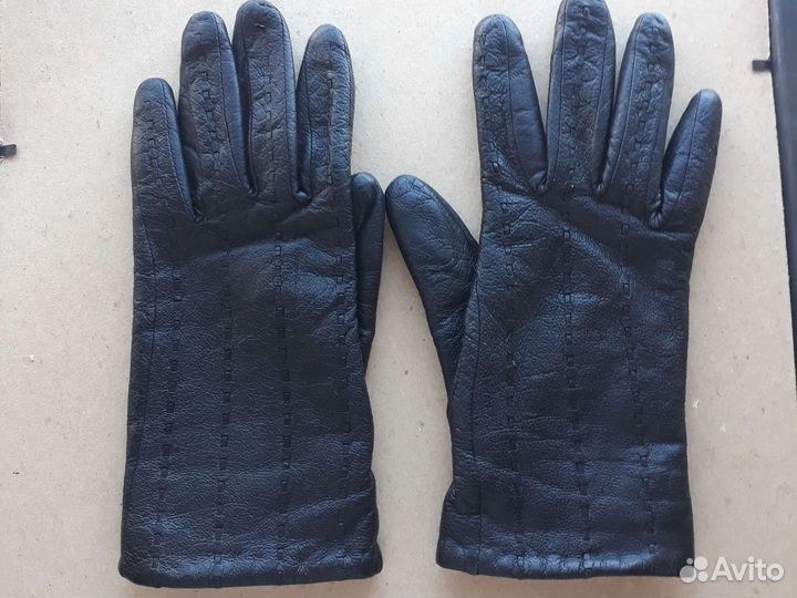 Перчатки натуральная кожа