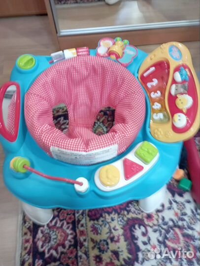 Детский коврик для ползания и развивающий столик