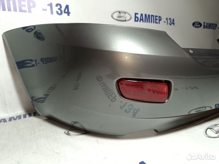 Бампер задний LADA kalina 1 универсал темно серый