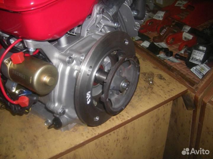 Двигатель для мотоблока Агро с переходником 9-20лс