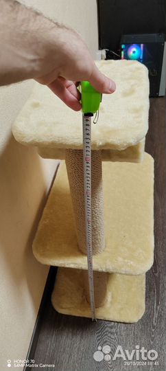 Когтеточка домик для кошки новая