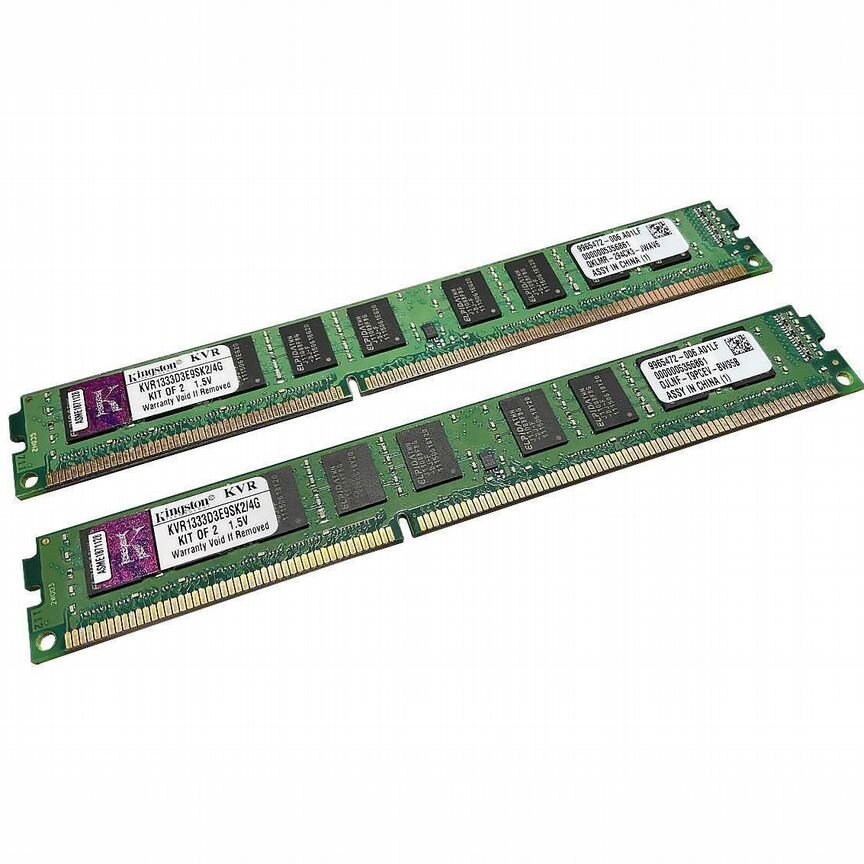 [KVR1333D3E9SK2/4G] Оперативная Память Kingston 4gb Kvr1333d3e9sk2/4g