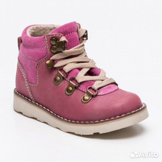 Новые детские демисезонные ботинки Bata, размер 25