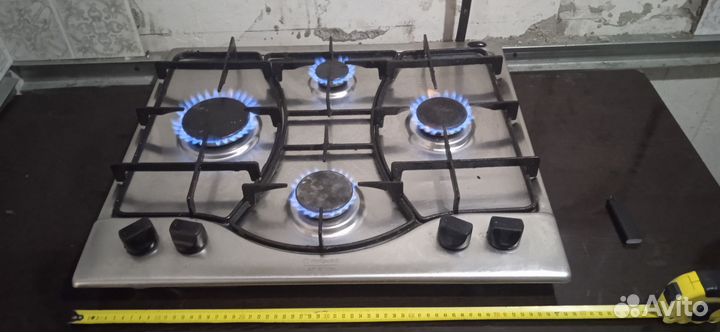 Газовая варочная панель 4 конфорки ariston