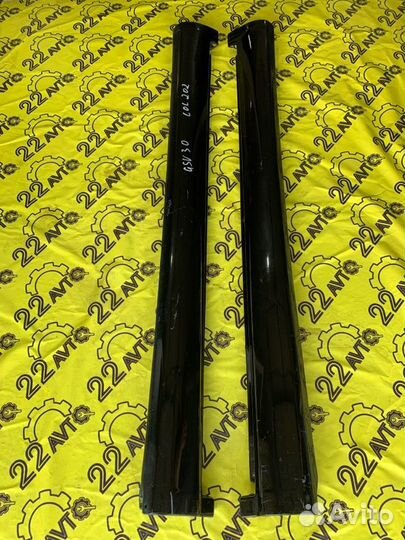 Накладки на порог обвес комплект Toyota Harrier