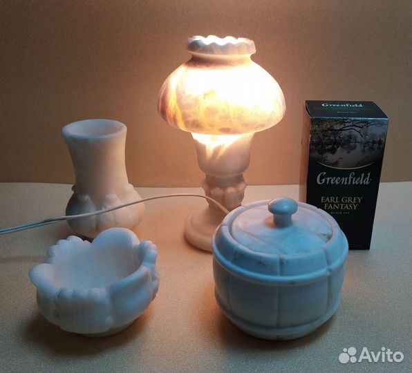 Светильник - ночник. (мыльный камень)