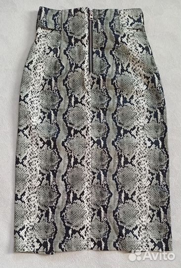 Юбка кожаная