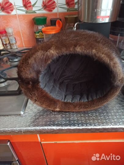 Норковая шапка мужская