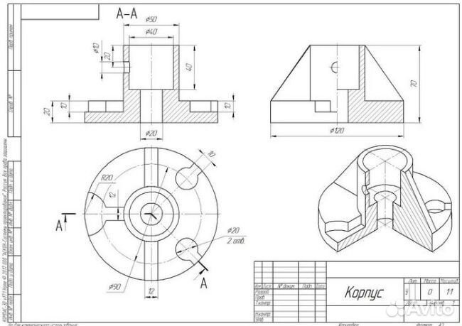 Чертежи от руки