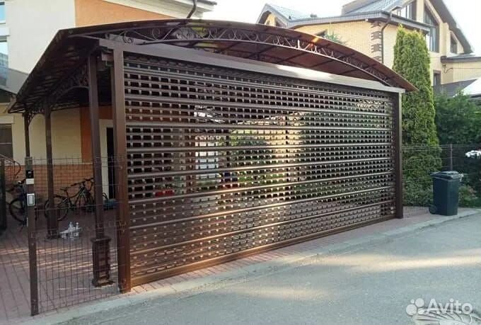 Ворота в паркинг/роллета в паркинге/роллеты