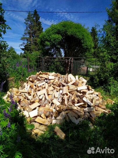 Дрова березовые. Колотые