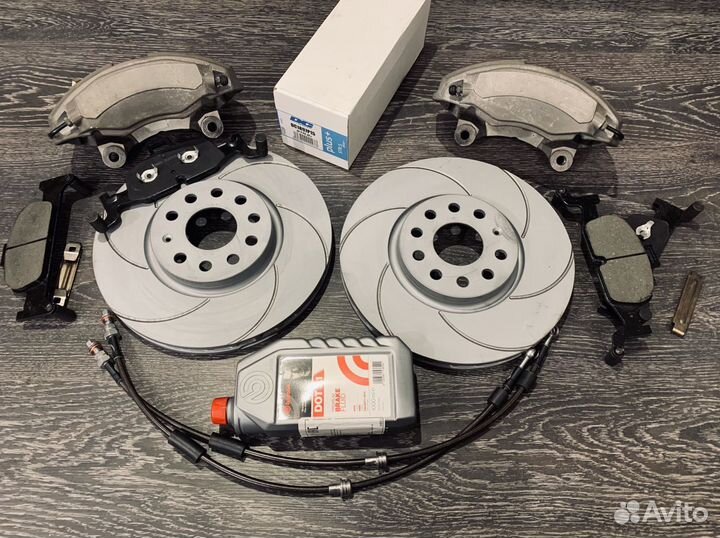 Тормоза 4пот 314/30 VW audi seat skoda