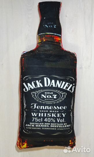 Подушка в виде бутылки Виски