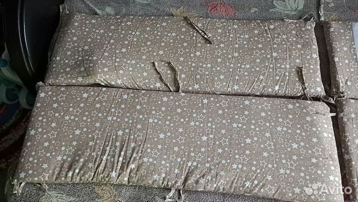 Бортик на детскую кроватку, матрас