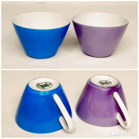 Молочник и две чашки kahla ГДР