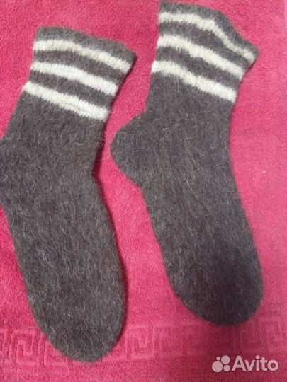 Вязаные носки из верблюжей шерсти