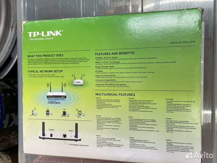 Ретрансятор Tp-link Tl-Wa830Re