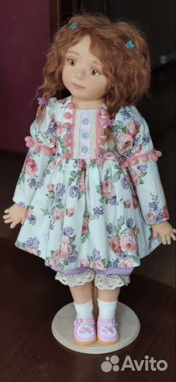 Интерьерная текстильная кукла ручной работы