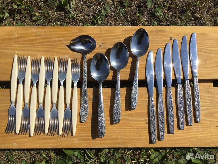 Столовые приборы / СССР/ ложки, ножи, вилки/ нерж