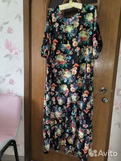 Платье штапель размер 66-68