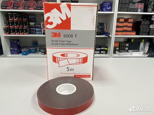 Двухсторонний скотч 3М 6008F 10мм х 5м