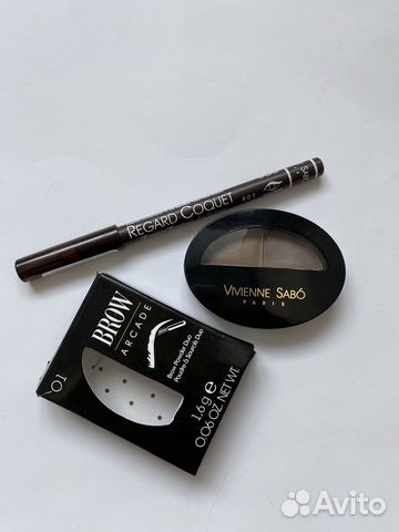 Карандаш и тени для бровей vivienne sabo
