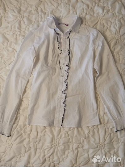 Рубашка белая для девочек