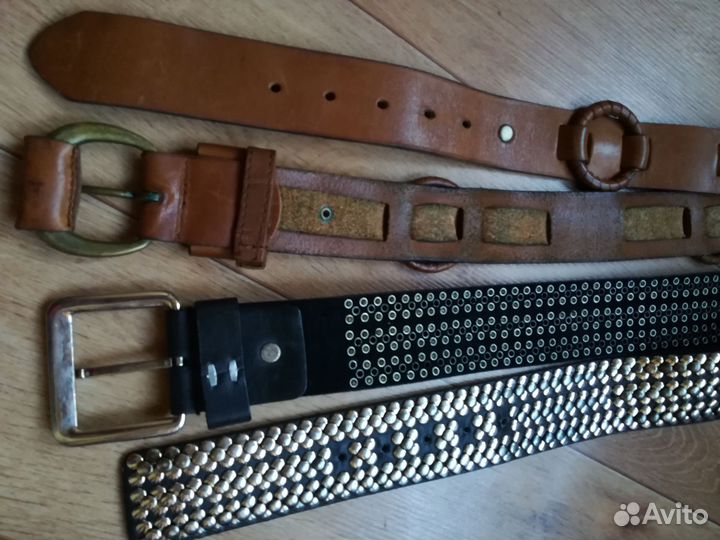 Пояс кожаный