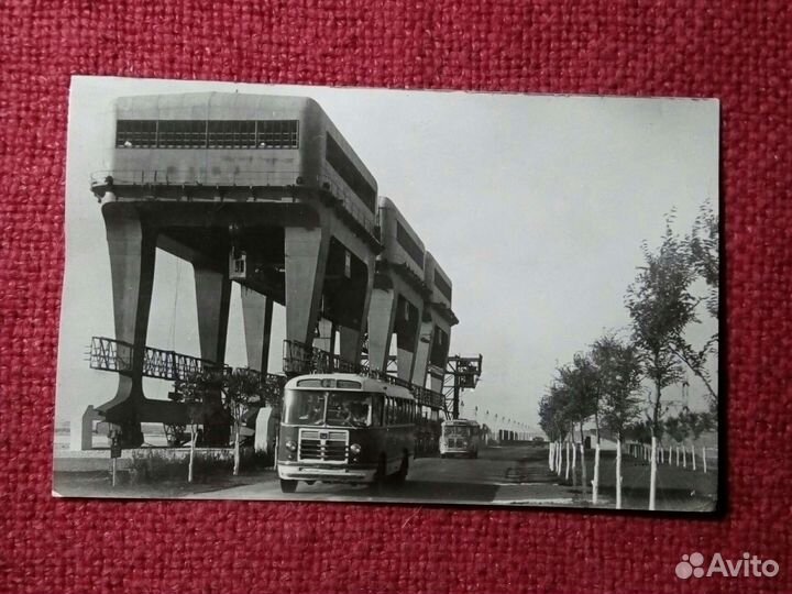 Фото Волжская гэс имени Ленина/ 2шт1958 г.ссср