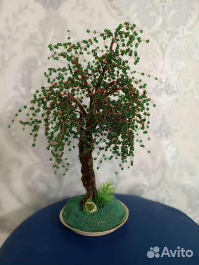 Деревья из бисера