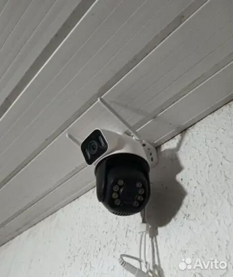 Wifi Камера с двумя объективами поворотная