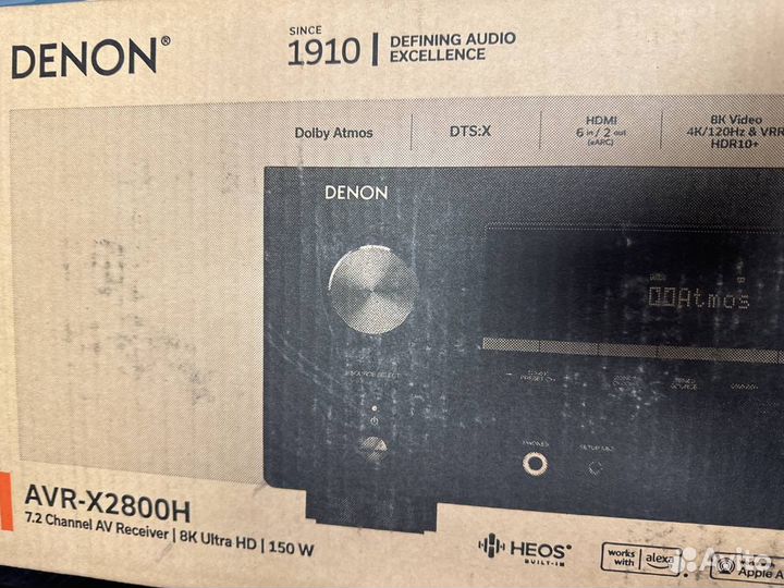 AV-ресивер Denon AVR-X2800H Black