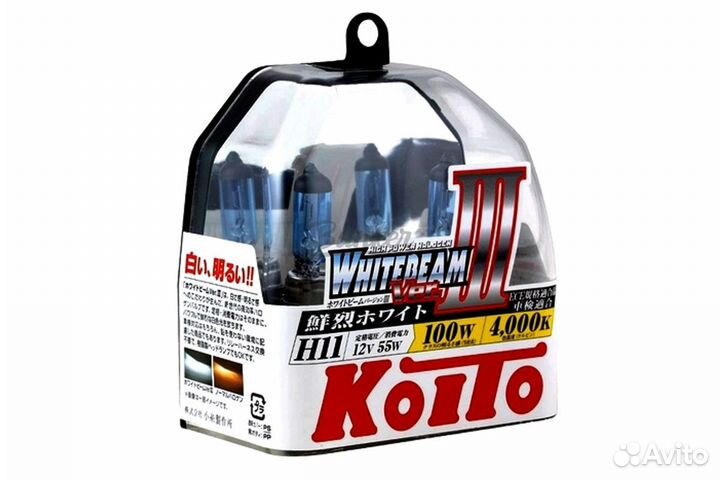 Галогеновые лампы H11 Whitebeam Koito