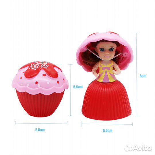Куколки капкейки, пироженки